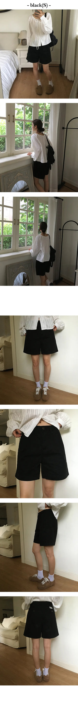 Modern Patch Pintuck Shorts