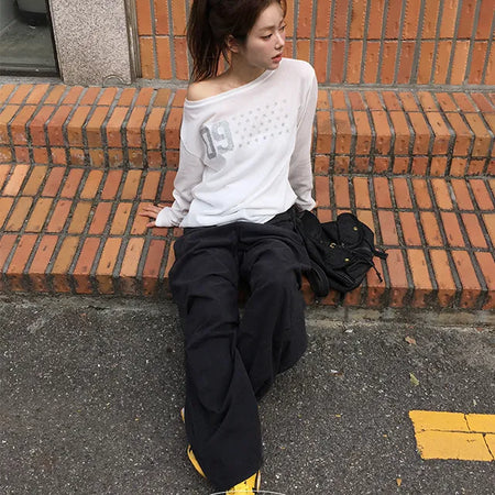 09 Casual Printed Long Sleeve T Shirt