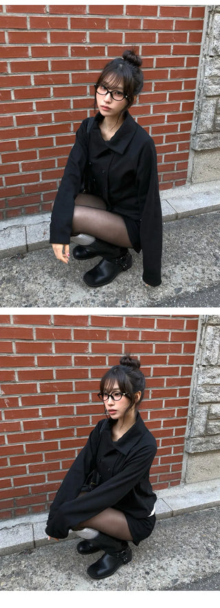 Miko Double Collar Cardigan