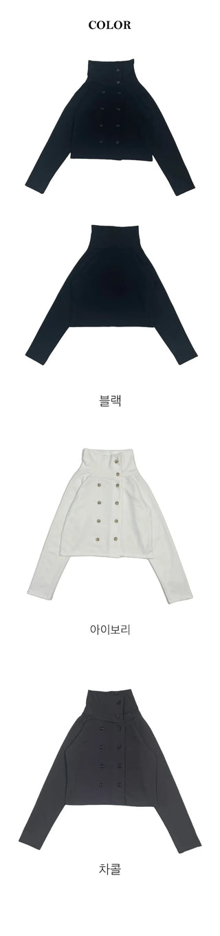 Miko Double Collar Cardigan