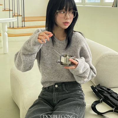 Kio V Neck Crop Knit