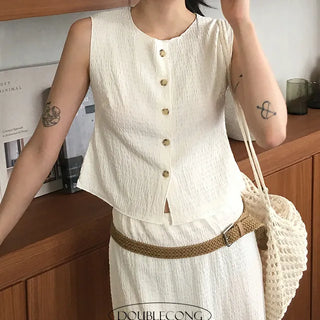 Minimal Bustier Blouse