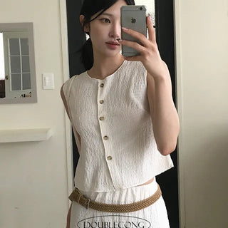 Minimal Bustier Blouse