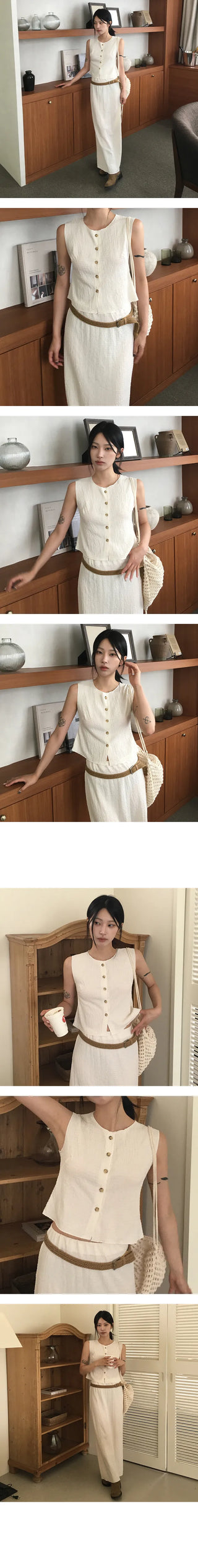 Minimal Bustier Blouse
