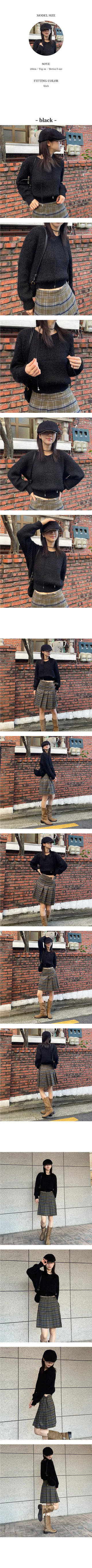 Loco Boucle V Neck Knit