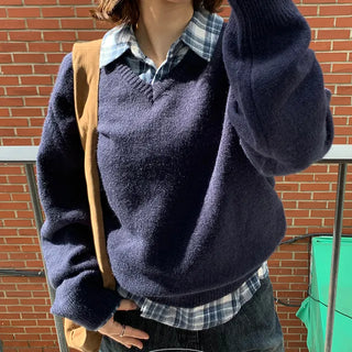 Loha V Neck Thick Knit