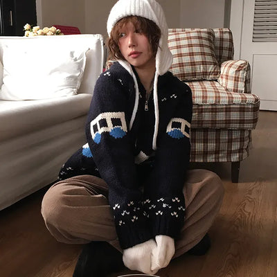 Toy Knit Nordic Zip Up