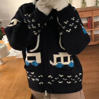 Toy Knit Nordic Zip Up
