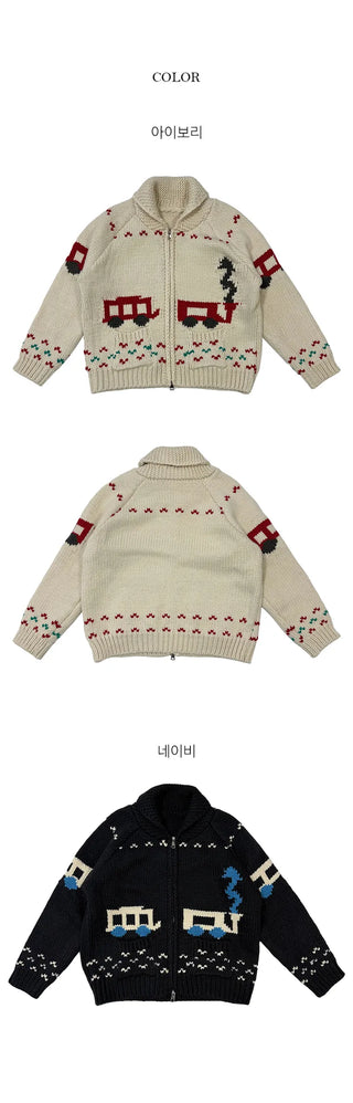 Toy Knit Nordic Zip Up