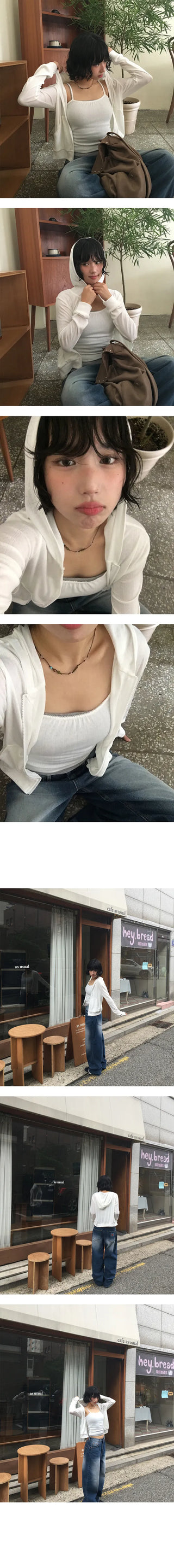 Hey Punching Nasi Hooded Zip Up Set