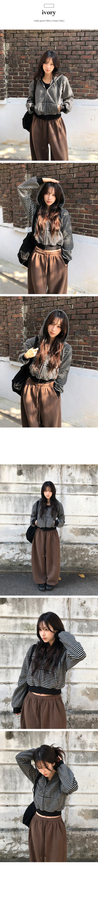 Nico Dangara Crop Fleece Hooded Zip up