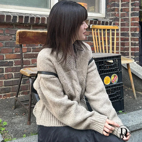 Camisole V neck Alpaca Knit