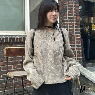 Camisole V neck Alpaca Knit