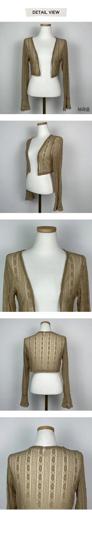 Rio Lace Crop Cardigan