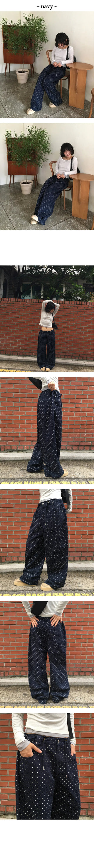 Loving Dot Wide Pants