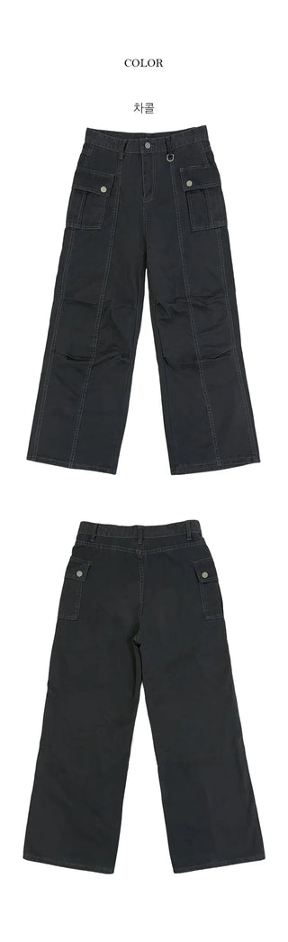 Open D Ring Line Pants