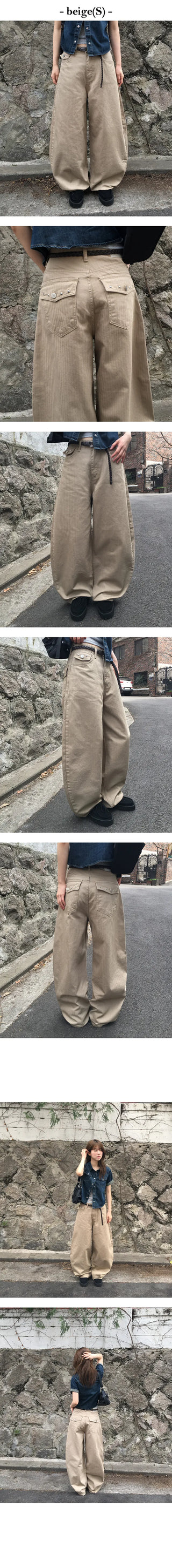 Katy Studded Wide Unique Pants