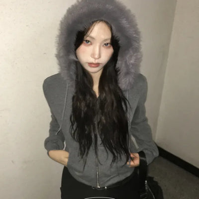 Dyna Fur Hood Zip up