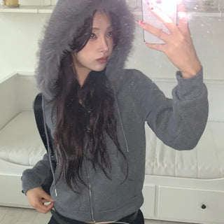 Dyna Fur Hood Zip up