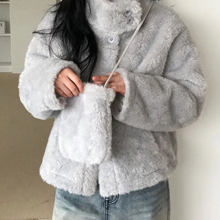 Dev Poggle High Neck Fur Mustang