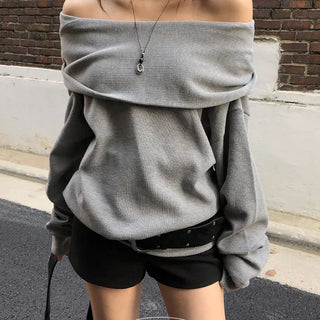 Tron Two Way Hooded Off Shoulder Man to Man