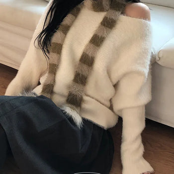 Ritz Angora Off Shoulder Knit