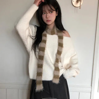 Ritz Angora Off Shoulder Knit