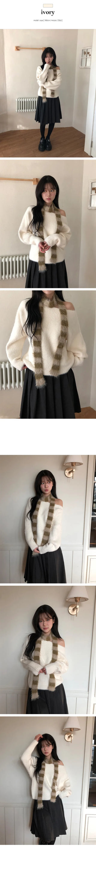 Ritz Angora Off Shoulder Knit