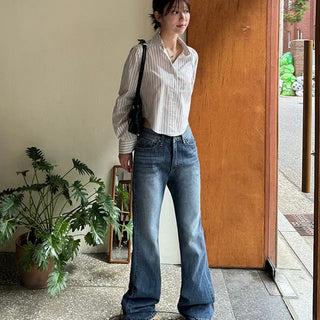 Mosaic Denim Washed Bootcut