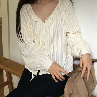 Weekly punching avant blouse