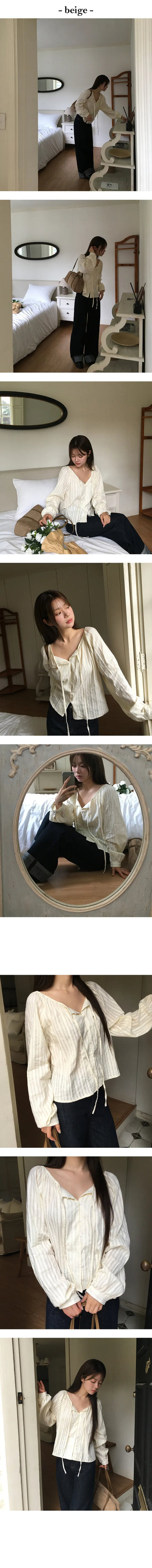 Weekly punching avant blouse