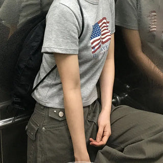 American Vintage Crop T Shirt