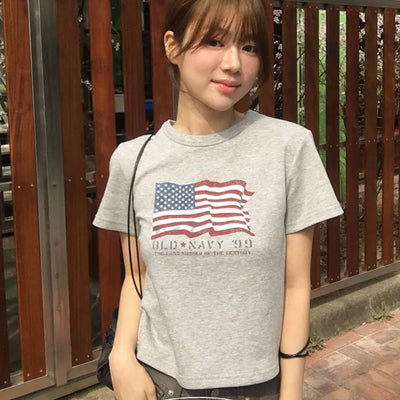 American Vintage Crop T Shirt