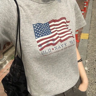 American Vintage Crop T Shirt