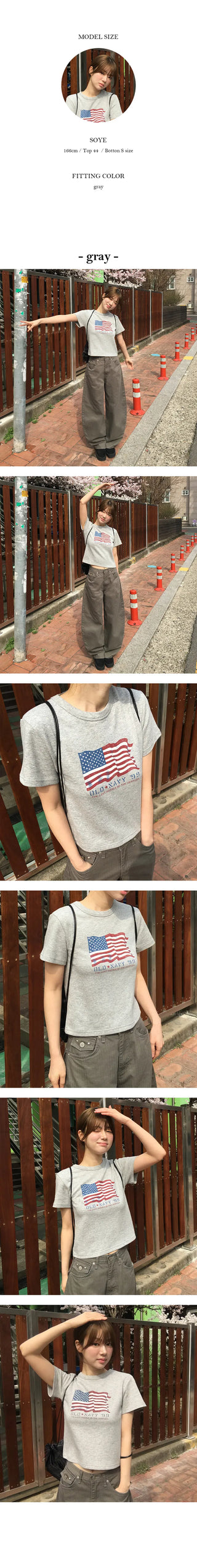 American Vintage Crop T Shirt