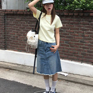 Flower Patch Crop Short Sleeve Tee