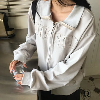 Manon Track Patch Zip up