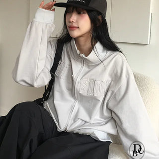 Manon Track Patch Zip up