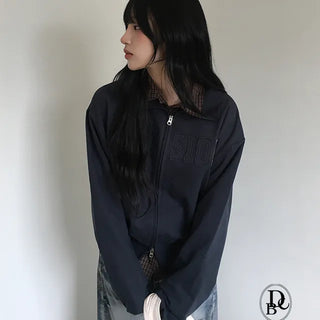 Manon Track Patch Zip up