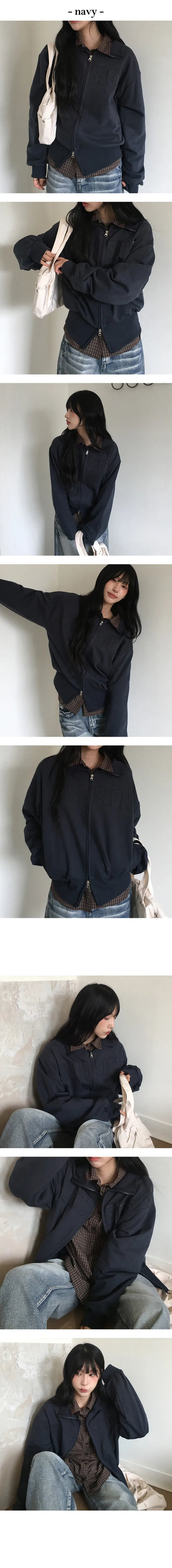 Manon Track Patch Zip up