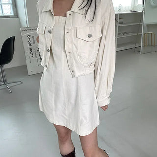 Hwari Denim Two Piece Set
