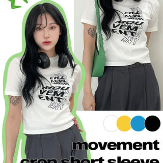 Movement Crop Short Sleeve