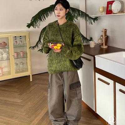 Bir Color Mix Round Knit