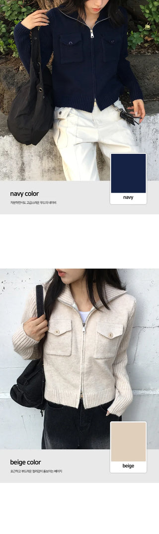 Arrow Golji Knit Zip Up