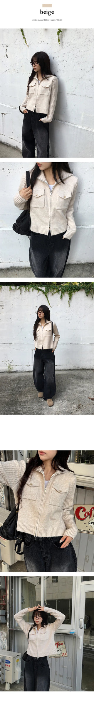 Arrow Golji Knit Zip Up