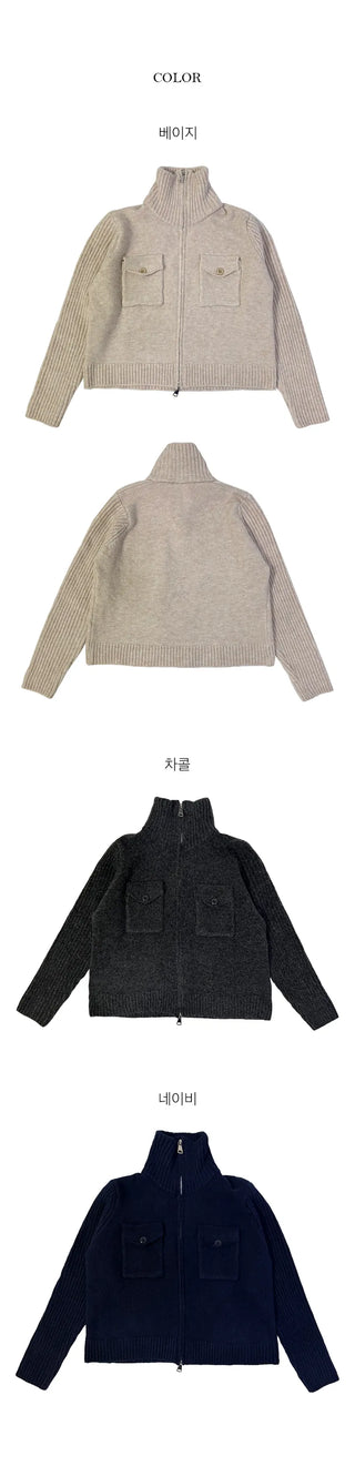 Arrow Golji Knit Zip Up