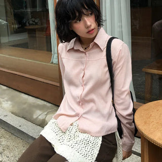 Road crop check shirt
