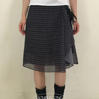 Flat Midi Chiffon Skirt
