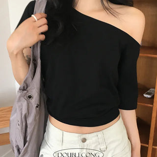Soy Loose Off Shoulder Short Sleeve