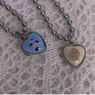 Ruda Animal Heart Necklace